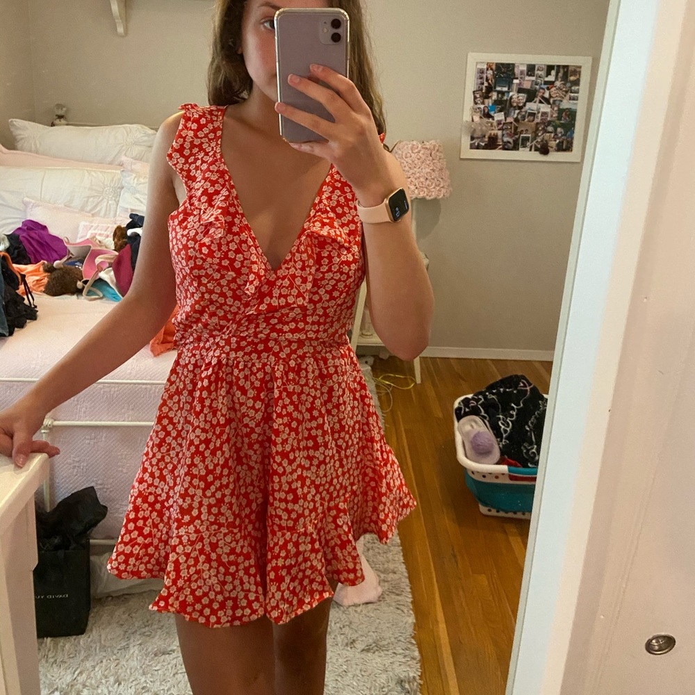 Shein ruffle dress